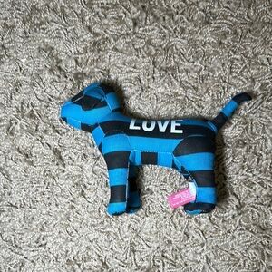 Victoria's Secret Pink Collection Striped Dog Plush 6inch
